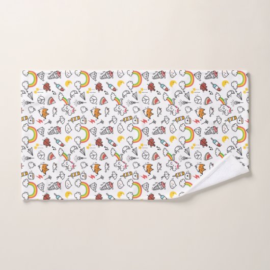 Kute Kawaii Pattern-handdoekset Bad Handdoek (Handdoek)
