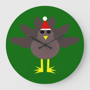 Kute kerst Turkije wandklok Grote Klok