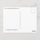 Kute kerstangels met wapens uit briefkaart (Achterkant)