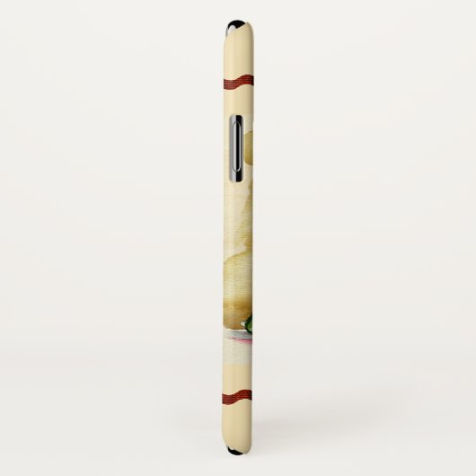 Kute kerstavond Waterverf Kat en Keukenkat Case-Mate iPhone Case (Achterkant / rechts)