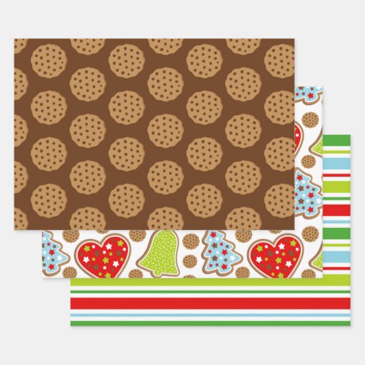 Kute kerstbakketpapier inpakpapier vel (Set)