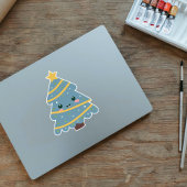 Kute kerstboom, aangepaste Sticker