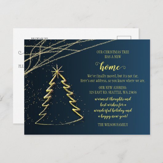 Kute kerstboom We hebben vakantiebeweging gemaakt Briefkaart (Voorkant / Achterkant)