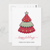 Kute kerstboom We hebben vakantiebeweging gemaakt Briefkaart (Voorkant / Achterkant)