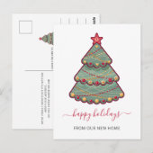 Kute kerstboom We hebben vakantieverhuisartikelen  Briefkaart (Voorkant / Achterkant)