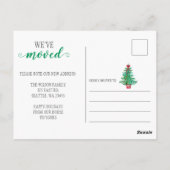 Kute kerstboomauto die we hebben verplaatst briefkaart (Achterkant)