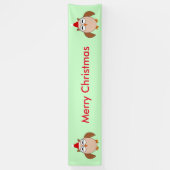Kute kerstboomkor - Aangepaste banner (Verticaal)