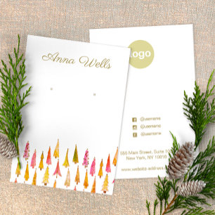 Kute kerstboomvakantie met oormerk visitekaartje