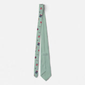 Kute kerstcadeaupatroon voor siervoorwerpen stropdas (Achterkant)