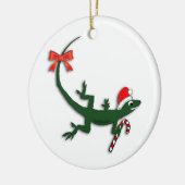 Kute kerstfeestdag feestdag keramisch ornament (Links)