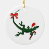 Kute kerstfeestdag feestdag keramisch ornament (Achterkant)