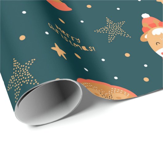 Kute kerstinpakken papier (Rol Hoek)