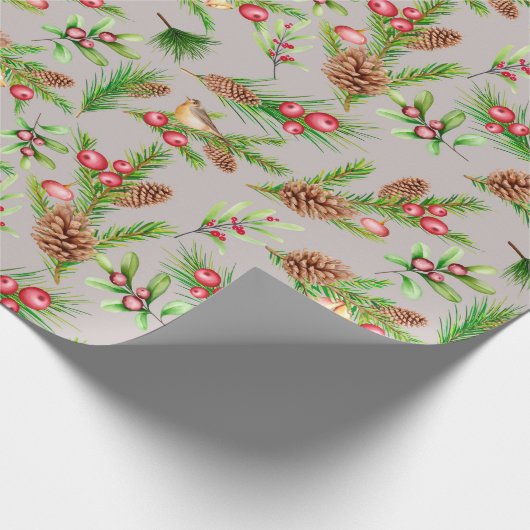 Kute kerstinpakken papier (Hoek)