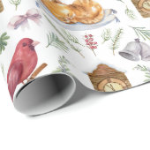 Kute kerstinpakken papier (Rol Hoek)