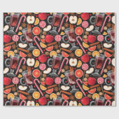 Kute kerstinpakken papier (Vlak)