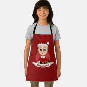 Kute kerstjongen met blond haar Apron Schort (Insitu)