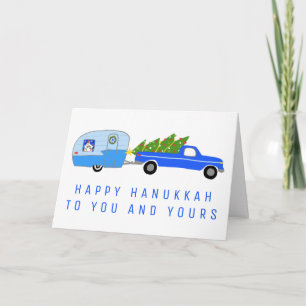 Kute kerstkampper Truck Trailer  RV Kaart