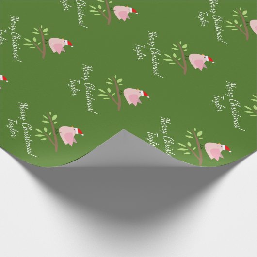 Kute kerstkerstkerstkerstkerstkerstkerstbeker, aan cadeaupapier (Hoek)