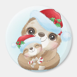 Kute kerstkleppen Magnet Magneet