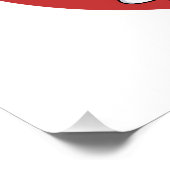 Kute kerstmeisje met bruin haar perfect poster (Hoek)