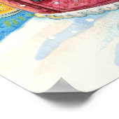 Kute Kerstmis, kerstman met Kittens en Katten! Poster (Hoek)