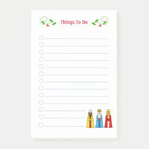 Kute kerstmis Mannen dingen om post-it notities te Post-it® Notes