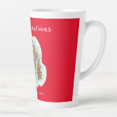 Kute kerstpuppy latte mok (Rechts)