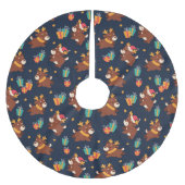 Kute kerstrenrendiertje kerstboom rok (Voorkant)