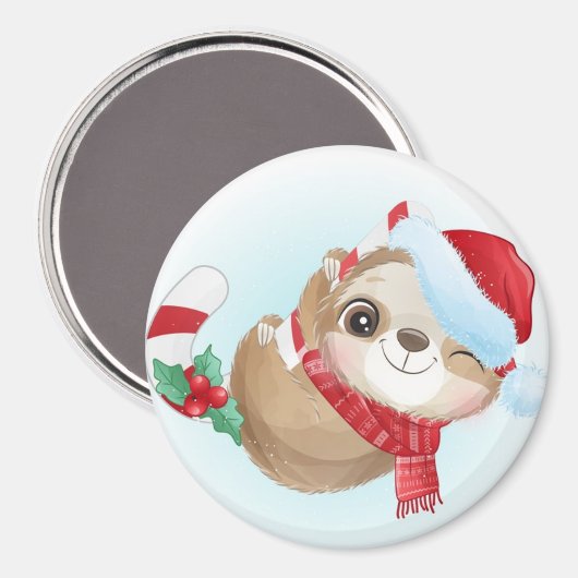 Kute kersttas met magneet (Voorkant / Achterkant)