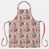 Kute kerstteeddy Bear en Gift Boxes Schort (Voorkant)