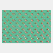 Kute kersttouwpakpapier inpakpapier vel (Voorkant 2)