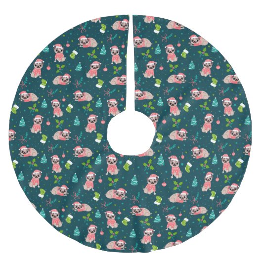 Kute kersttuggen kerstboom rok (Voorkant)