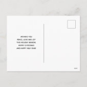 Kute kerstval met speelgoed voor kerstmis feestdagenkaart (Achterkant)