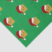 Kute kerstwafel tissuepapier (Detail)