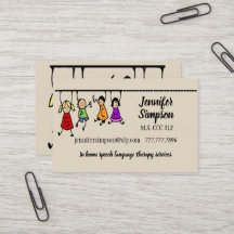 Kute Kinder Cartoon Holding Speech Words