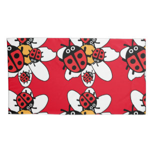 Kute Kinder ladybird Family Kussensloop