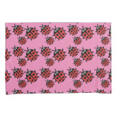 Kute Kinder ladybird Family Kussensloop (Voorkant-Rechts)