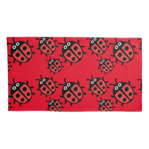 Kute Kinder ladybird Family Kussensloop