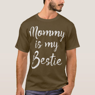 Kute Kinder mama is mijn beste vriendenknapje mama T-shirt