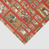 Kute  kinderen met Santa Collage Tissuepapier (Detail)