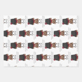 Kute kleindochter Ladybug kinderen Birthday Inpakpapier Vel (Voorkant)