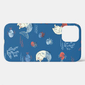 Kute kleine kattenzeemeermin naadloos patroon. Tex Case-Mate iPhone Case (Achterkant (horizontaal))