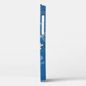 Kute kleine kattenzeemeermin naadloos patroon. Tex Case-Mate iPhone Case (Achterkant / Links)