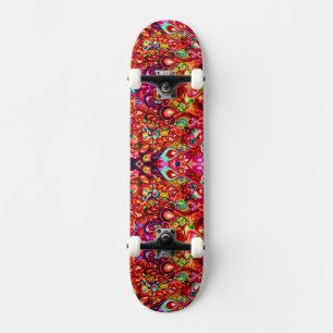 Kute kleurige abstracte zwenkverf Hoesje-Mate iPho Skateboard