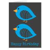 Kute kleurige irky vogels (Voorkant)