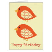 Kute kleurige irky vogels (Voorkant)