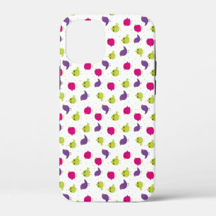 Kute kleurige vogels iPhone 12 mini hoesje