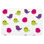 Kute kleurige vogels magneet (Horizontaal)