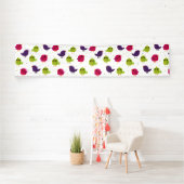 Kute kleurige vogels spandoek (Insitu)