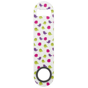 Kute kleurige vogels speed flessenopener